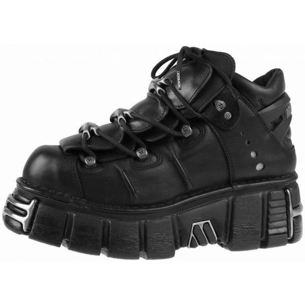 NEW ROCK topánky kožené String Shoes 106-S1 Black Čierna od 334,8 € -  Heureka.sk