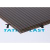 Dutinkový polykarbonát 10mm 3W Eurocarb 1UV, Rozmer 2100x3000mm, Odtieň/Farba Bronz