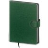 Diár Flip denný A5 14,3x20,5cm - zeleno/šedý 2026