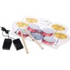 Elektronické bubny - silikónová podložka set s 9 bubnami