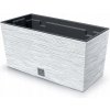 Kvetináč plast biely Prosperplast 39,5 cm x 18 x 19,5 cm