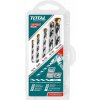 TOTAL Vrtáky do betónu sada 5ks, 4-10mm TACSD5055