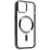 Kryt SWISSTEN Clear Jelly MagStick Metal pre Apple iPhone 15 - transparentný / čierny