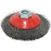 Bosch Kužeľovitá kefa pre uhlové brúsky oceľ zvlnený drôt 100 mm hrúbka 0,3 mm 2608622057