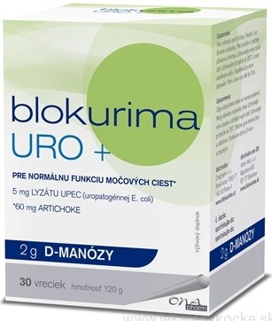 Blokurima URO+ 2 g D-manózy 30 vrecek od 15,15 € - Heureka.sk