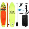 Paddleboard 335x84x15cm s príslušenstvom žltooranžový