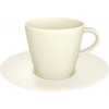 Villeroy & Boch Kávová šálka 0,22 l s podšálkou Manufa. Rock blanc