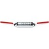 RENTHAL RIADIDLÁ 7/8 PALCA (22MM) MX HANDLEBAR STRIEBORNÉ/ČERVENÉ RC HIGH S PENOVÝM CHRÁNIČOM P