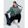 BrainMax dámska mikina z BIO bavlny, tlmená zelená Veľkosť: S Tlmene zelená dámska mikina z BIO bavlny