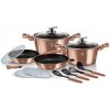 BERLINGERHAUS Súprava riadu s mramorovým povrchom 13 ks Rosegold Metallic Line