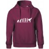 Karate Evolúcia - kop - Oversized mikina dámská Moon - kratšia + širšia - S ( Fuchsiová )