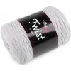 Bavlnená pletacia priadza Twist macrame 500 g rozčesávacia - 1 ks 9 (8231) šedá svetlá