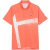 Tricouri polo bărbați Lacoste Tennis x Novak Djokovic On Court - Oranžový (XL)