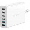 Blitzwolf BW-S15 sieťová nabíjačka 6x USB QC 60W, biela