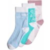 Detské vysoké funkčné ponožky adidas DAISY SOCKS K modré H44304 - KXL