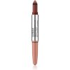 Clinique High Impact™ Shadow Play očné tiene v ceruzke duo odtieň Strawberry + Chocolate 1.9 g