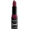 Rúž NYX Professional Makeup červený, matný fialový v tyčinke 3,5 g