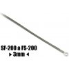Náhradný odporový tavný drôt pre zváračku FS-200 a SF-200 šírka 3 mm dĺžka 243 mm