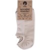 Vlnka bavlnené ponožky členkové nízke 2 páry béžová