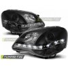 Tuning-tec PREDNÉ SVETLOMETY DAYLIGHT BLACK pasujú na VW POLO 9N3 04.05-09