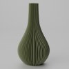Váza Aura Tall Farba produktu: Oliva, Výška vázy: XL-280mm