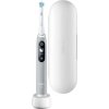 Oral-B iO Series 6 Grey Opal elektrický zubní kartáček, magnetický, 5 režimů, tlakový senzor, AI, pouzdro
