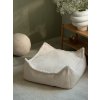 Wigiwama Sedací vak Teddy Ottoman Cream White
