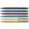 Guľôčkové pero, 0,5 mm, stláčací mechanizmus, telo v rôznych farbách, SCHNEIDER 