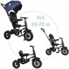 QPLAY Trojkolka Rito air gél (Rubber) Blue, vek 10-72 mesiacov
