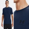 Pánske tričko Under Armour Sportstyle Left Chest Ss tmavomodré S