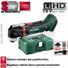 Metabo MT 18 LTX Aku prístroj multifunkčný MT 18 LTX, 18V LiHD s trojuholníkovým nadstavcom, 10ks brúsneho papiera, rezacím nožom, prípojnou odsávacou trubicou a METALOC kufríkom / bez aku /