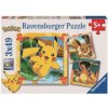 Puzzle Pokémon 3x49 dílků