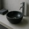 Indera Gemma 501 Ø40 cm Black Kamenné umývadlo leštený mramor