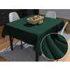 Biante Dekoračný štvorcový obrus Rongo RG-086 Fľaškovo zelený 70x70 cm