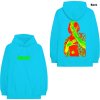 Billie Eilish mikina Thermal Photo Modrá