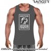 Pánske tielko RANGER® - motív Motorkári 01r Tmavošedá 3XL
