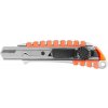 Nôž Strend Pro UKX-867-8, 18 mm, odlamovací, s kolieskom, čepeľ háčik, Alu/plast