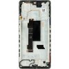 LCD displej + dotykový panel + predný kryt pre Xiaomi Redmi Note 12 Pro 5G Black (servisný balík)