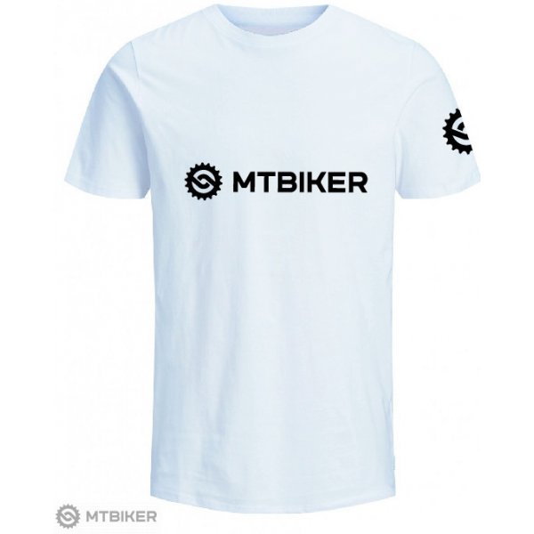 Pánske tričko MTBiker Logo 1 tričko biele