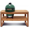 Big Green Egg Large so stolovým podstavcom v Eucalyptusovom stole
