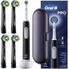 Elektrická zubná kefka Oral-B Pro 1 čierna, rotačná, nabíjateľná