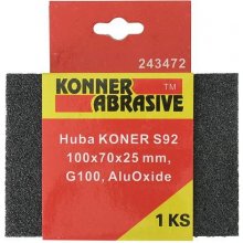 Huba KONNER S92 100x70x25 mm, G100, AluOxide, brúsna špongia