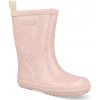 Barefoot dětské zateplené gumáky Bundgaard - Aspen Old Rose Sparkle růžové