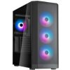 SilverStone FARA 514X, Midi-Tower skriňa, 4x RGB vetráky v balení, podpora 2x 360mm radiátora, čierny