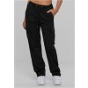 Women's Cargo Twill ed Trousers Black