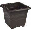 Plastkon Quattro kvetináč hnedá (40 cm)