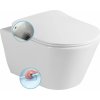 Avva 100312 WC závesné rimless 56x36 cm s bidetovou sprškou