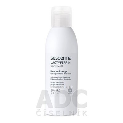 sesderma LACTYFERRIN SANITIZER Hand Gel dezinfekčný gél na ruky 1x80 ml