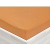Jersey napínacie prestieradlo JR-022 Okrové 180 x 200 - výška 20 cm