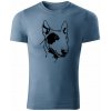 T-ričko Bull Terrier pánske tričko Farba trička: Denim, Veľkosť: 4XL